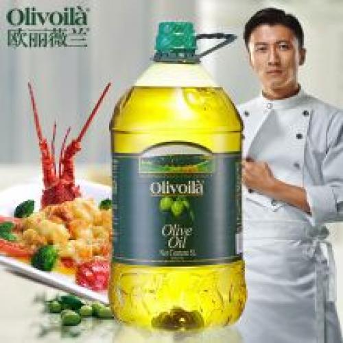 欧丽薇兰 Olivoil&agrave; 食用油 压榨 纯正橄榄油1.6L 春节年货